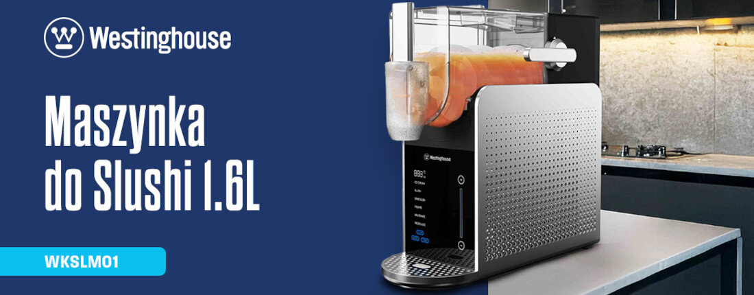 Maszynka do slushy i lodów shake WESTINGHOUSE WKSLM01 zdjęcie lifestyle Mrożone napoje jak z kawiarni