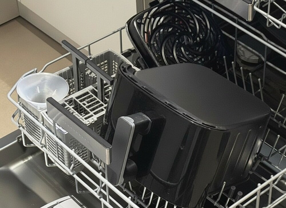 Air Fryer Frytkownica beztłuszczowa XIAOMI 66762 Czarny 7 automatycznych programów szybkie mycie, można myć w zmywarce, mniej sprzatania, większy komfort