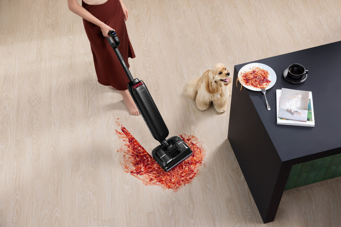 Odkurzacz TINECO Floor One S7 Artist Premium Potężna moc sprzątania usuwa kurz, zaschnięty brud i sierść z różnych powierzchni