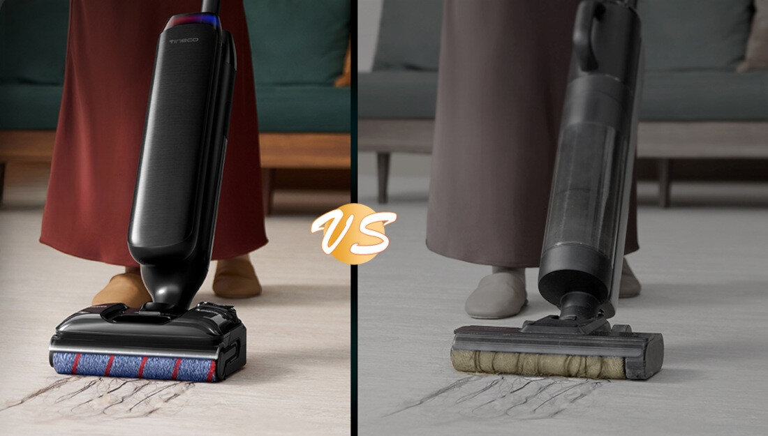 Odkurzacz TINECO Floor One S7 Artist Premium Bez plączących się włosów Konstrukcja DualBlock Anti-Tangle z podwójnymi zbierakami komfort użytkowania 