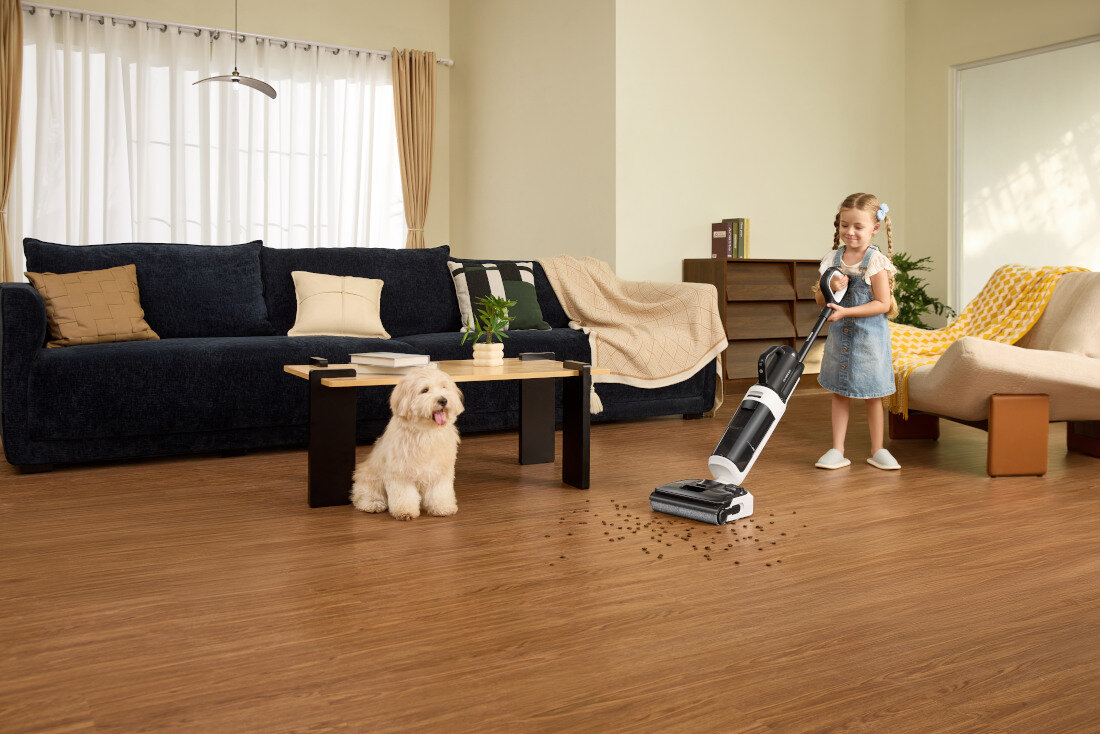 Odkurzacz TINECO Floor One Switch i5 Stretch Cicha praca Poziom hałasu wygodne rozwiązanie komfort