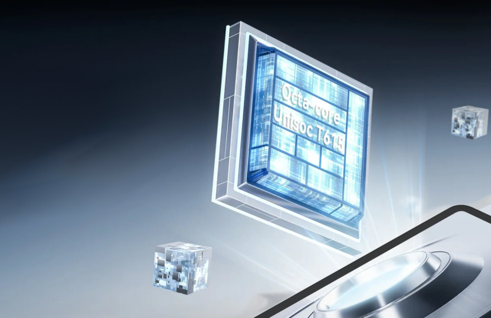 BLACKVIEW Mega 2 ośmiordzeniowy UNISOC T615 wydajnością energooszczędnością Cortex A75 (do 2 GHz) Cortex A55
