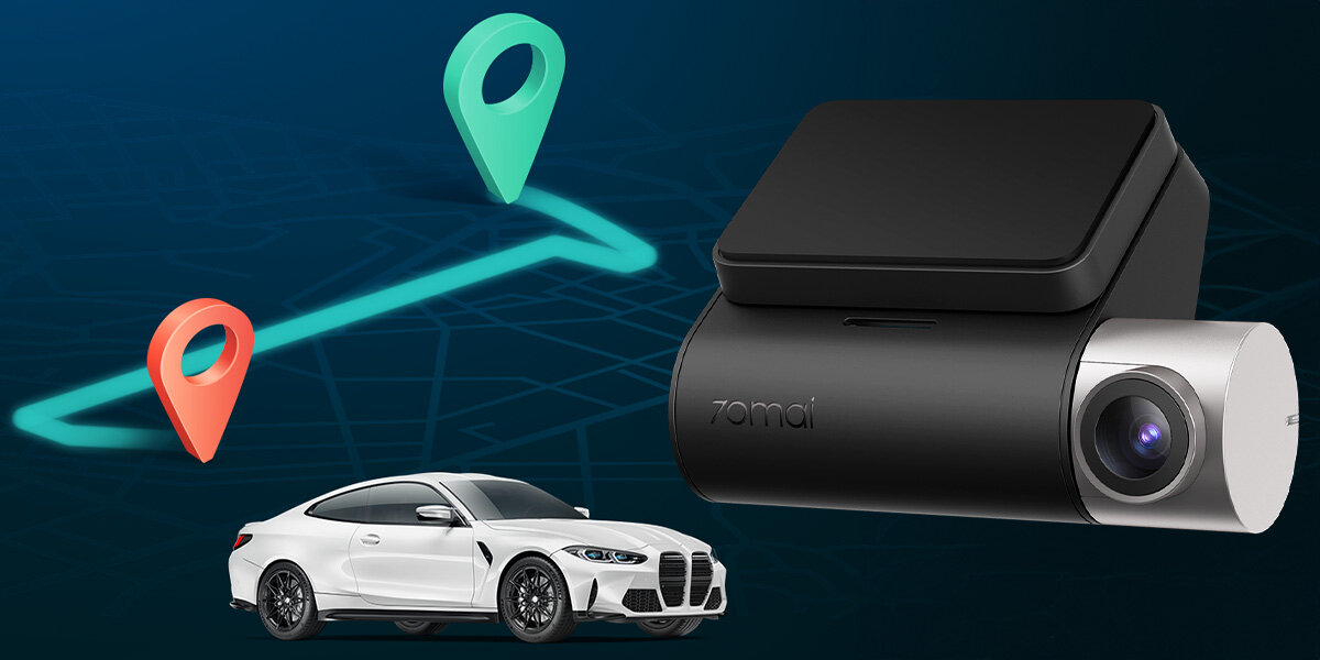 Wideorejestrator 70MAI Dash Cam A510 informacje lokalizacja aplikacja