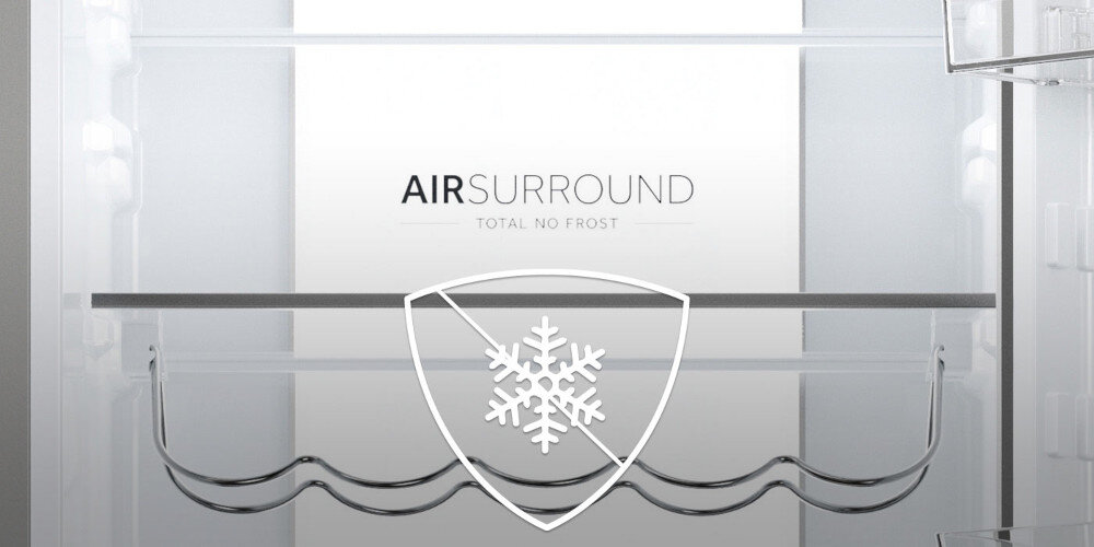 LODÓWKA HAIER HTW7620ANMG3D nigdy więcej szronu Total No Frost zapobiega powstawaniu szronu lodu bez mieszania się zapachów zachowanie świeżości na dłużej