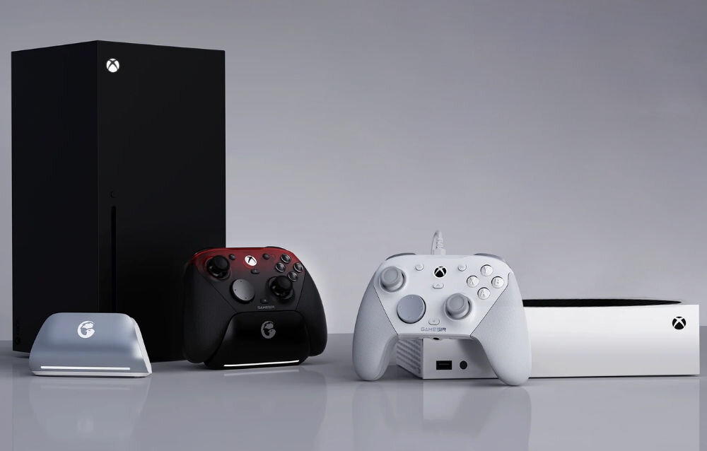 Kontroler GAMESIR G7 Pro Tri-Mode Biały
                kontrolery w różnych wersjach kolorystycznych ze stacją ładująca oparte o konsole