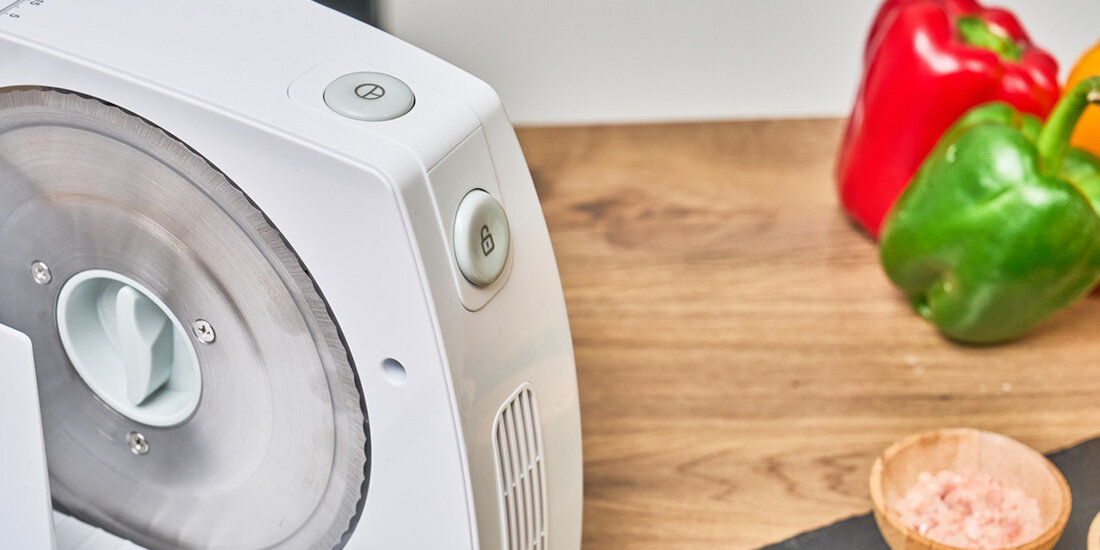 Krajalnica ZELMER ZFS1016 Jola bezpieczeństwo użytkowania system blokady