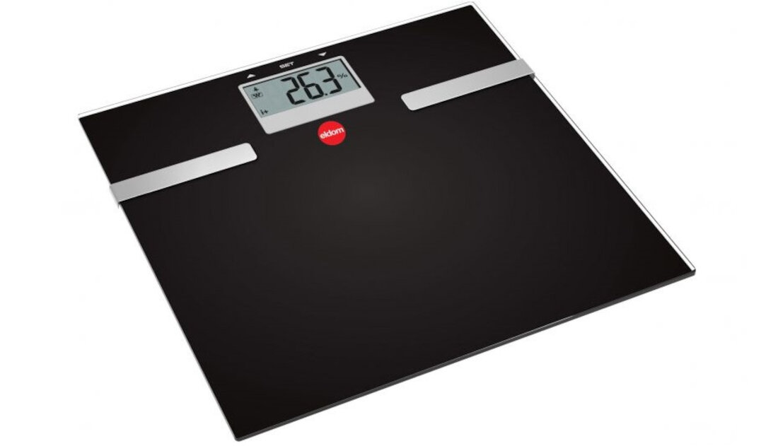 Waga ELDOM TWO130C stabilnosc urzadzenia bezpieczenstwo maksymalny ciezad 150 kg