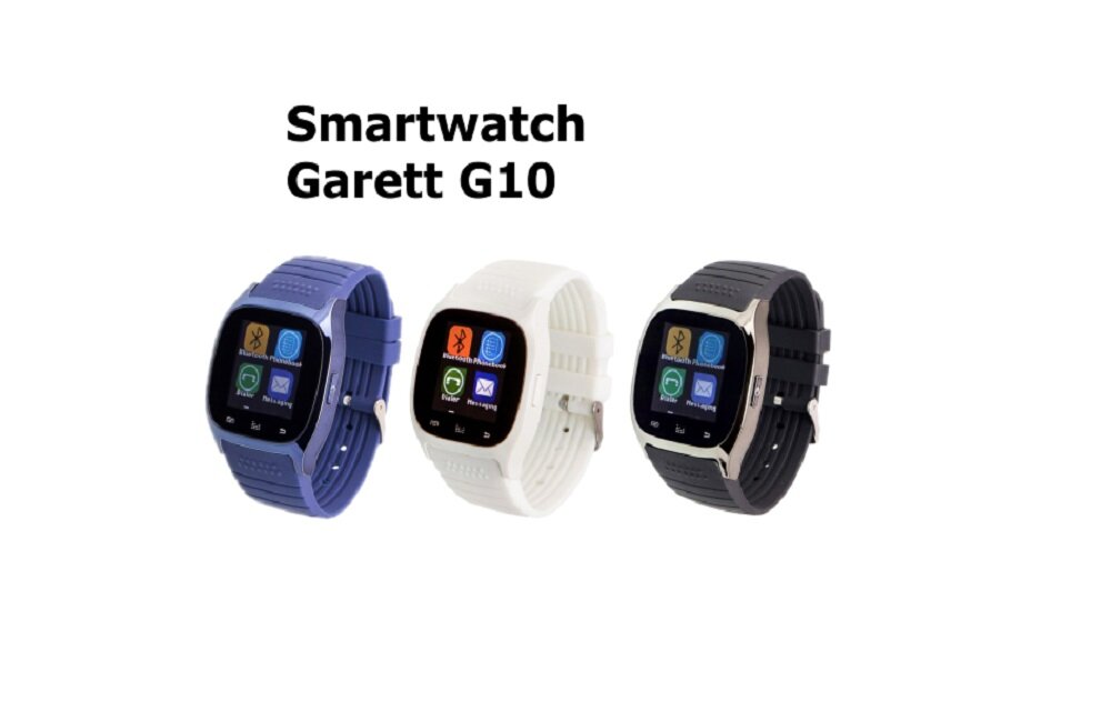 smartwatch GARETT G10< stal nierdzewna odporność na kurz odporność na wodę