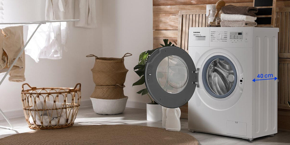 Pralka SAMSUNG WW60A3120BH EO 6kg 1200 obr wąska pojemna