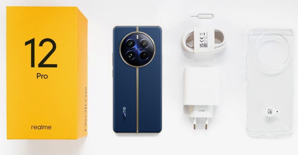 Smartfon REALME 12 Pro    ekran bateria aparat procesor ram pamięć pojemność rozdzielczość zdjęcia filmy opis dane cechy blokady system łączność wifi bluetooth obudowa szkło odporność porty muzyka transfer sieć przekątna matryca waga czujniki oled amoled ips