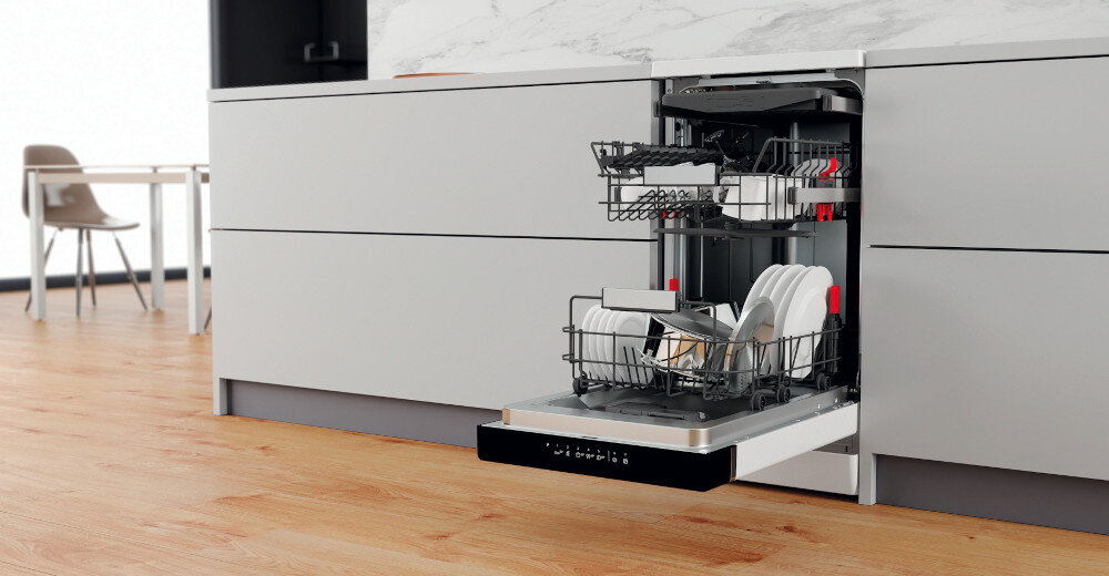 Zmywarka WHIRLPOOL WSFO 3O23 PF kosze modułowe