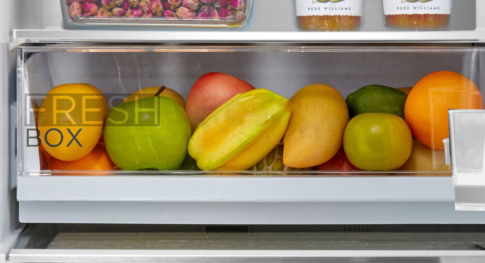 LODÓWKA MIDEA MDRE353FGE01 szuflada komora owoce warzywa świeżość Fresh Box