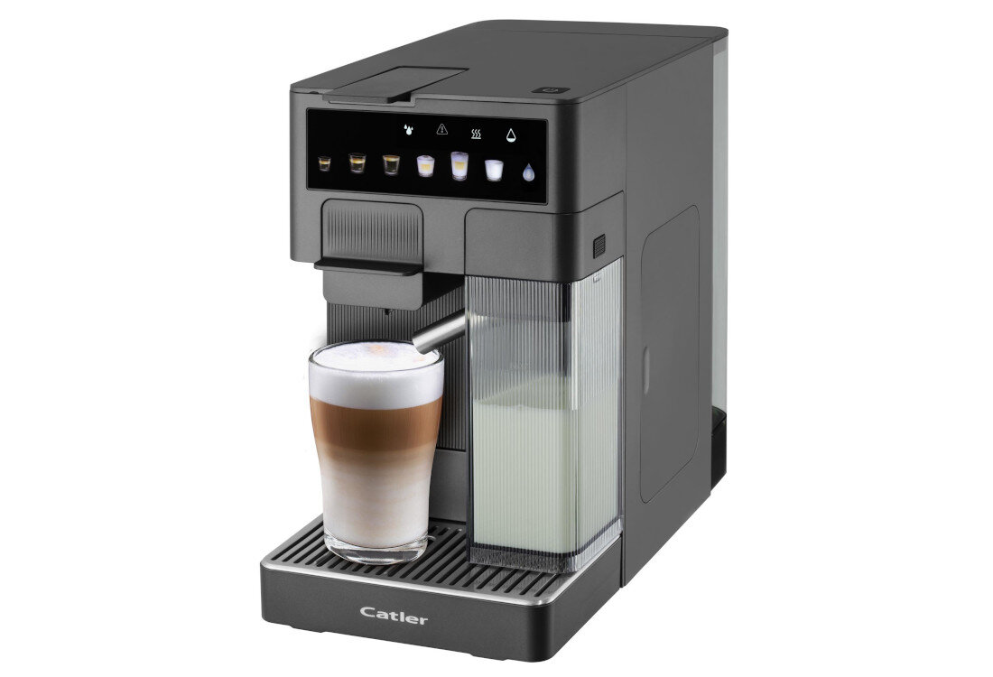 Ekspres CATLER ES 750 G Renzo (3 systemy kapsułek) Styl dopasowany do wnętrza Elegancki design dwie wersje kolorystyczne połączenie estetyki i funkcjonalności smak kawa