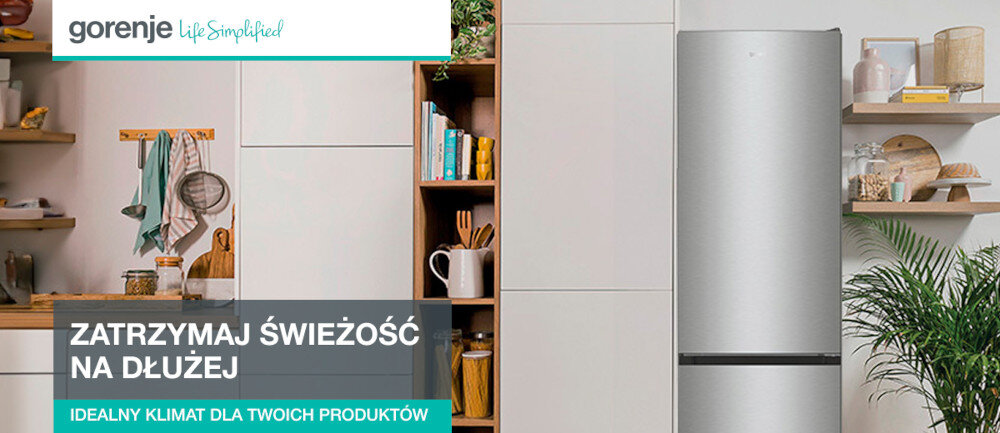LODÓWKA GORENJE NRC620BSXL4 lifestyle wizualizacja