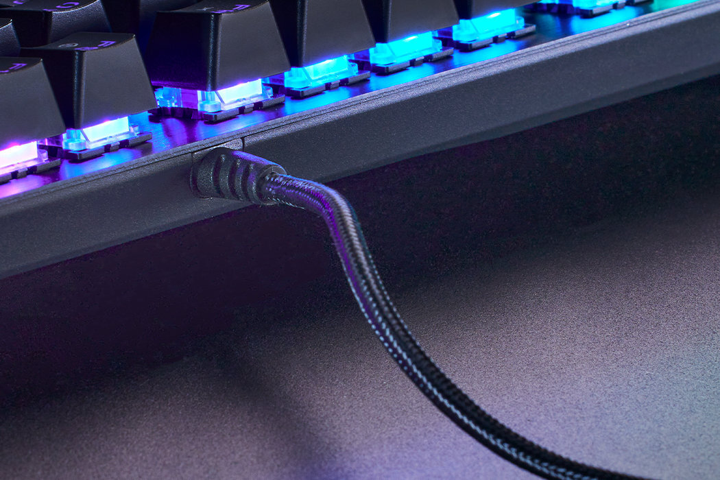 Klawiatura HYPERX Alloy MKW100 wyposażenie tryb klawisze zabawa pamięć regulacja dynamika podświetlenie trwałość