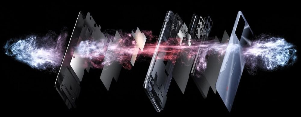 Smartfon NUBIA Red Magic 6R  ekran bateria aparat procesor ram pamięć pojemność rozdzielczość zdjęcia filmy opis dane cechy blokady system łączność wifi bluetooth obudowa szkło odporność porty muzyka transfer sieć przekątna matryca waga czujniki