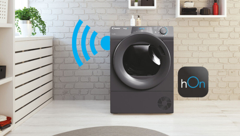 Suszarka CANDY RapidO Pro RP4 H7A2TRER-S Aplikacja hOn