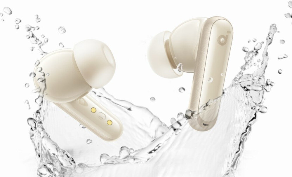 Słuchawki dokanałowe SOUNDCORE P40i ANC wodoodporne IPX5 zachlapania, słuchawki dokanałowe otoczone wodą