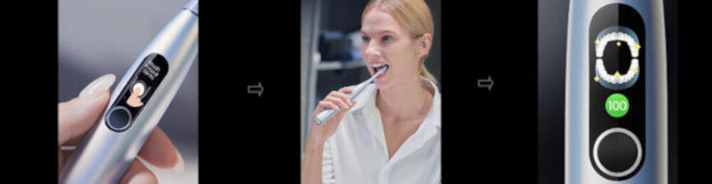 Szczoteczka soniczna OCLEAN X Pro Digital Srebrny szczotkowanie wynik czyszczenie