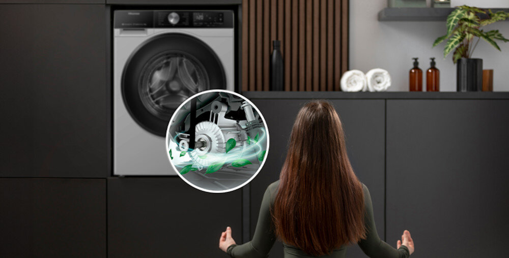 PRALKA HISENSE FRONT WF3S8045BW3 Silnik inwerterowy napęd cicha praca mniejsze zużycie energii