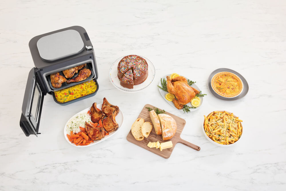 Multicooker NINJA Combi SFP700EU kompaktowa konstrukcja idealne wpasowanie każda kuchnia kompaktowy rozmiar imponująca pojemnośc funkcjonalność praktyczny wybór 