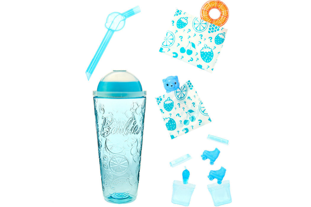 Lalka Barbie Pop Reveal Juicy Fruit Truskawkowa lemoniada zabawa kreatywność elementy slime