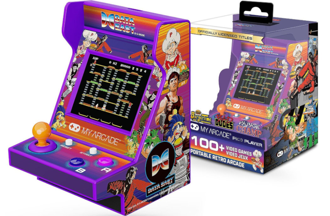 Konsola MY ARCADE DGUNL kompaktowa gra jakość dźwięk wyposażenie