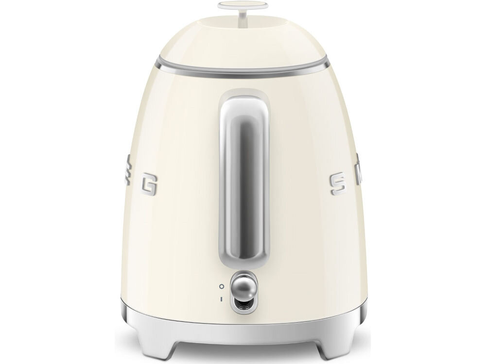 Czajnik SMEG KLF05CREU Kremowy wysoka jakość materiałów korpus trwałe tworzywo sztuczne wnętrze dzióbek wytrzymała stal nierdzewna odporność rączka wieczko tworzywo lekkie wygodne w obsłudze stal nierdzewna wewnątrz zapobieganie korozji  