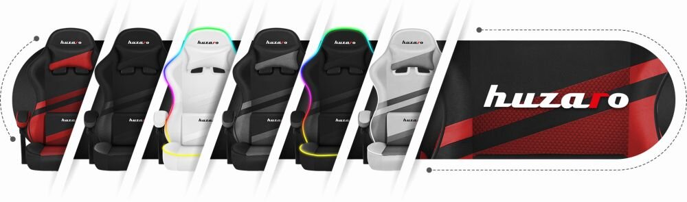 Fotel HUZARO Force 4.4 Komfort wygoda regulacja podłokietniki poduszki sesje wielogodzinne kółka obciążenie mechanizm