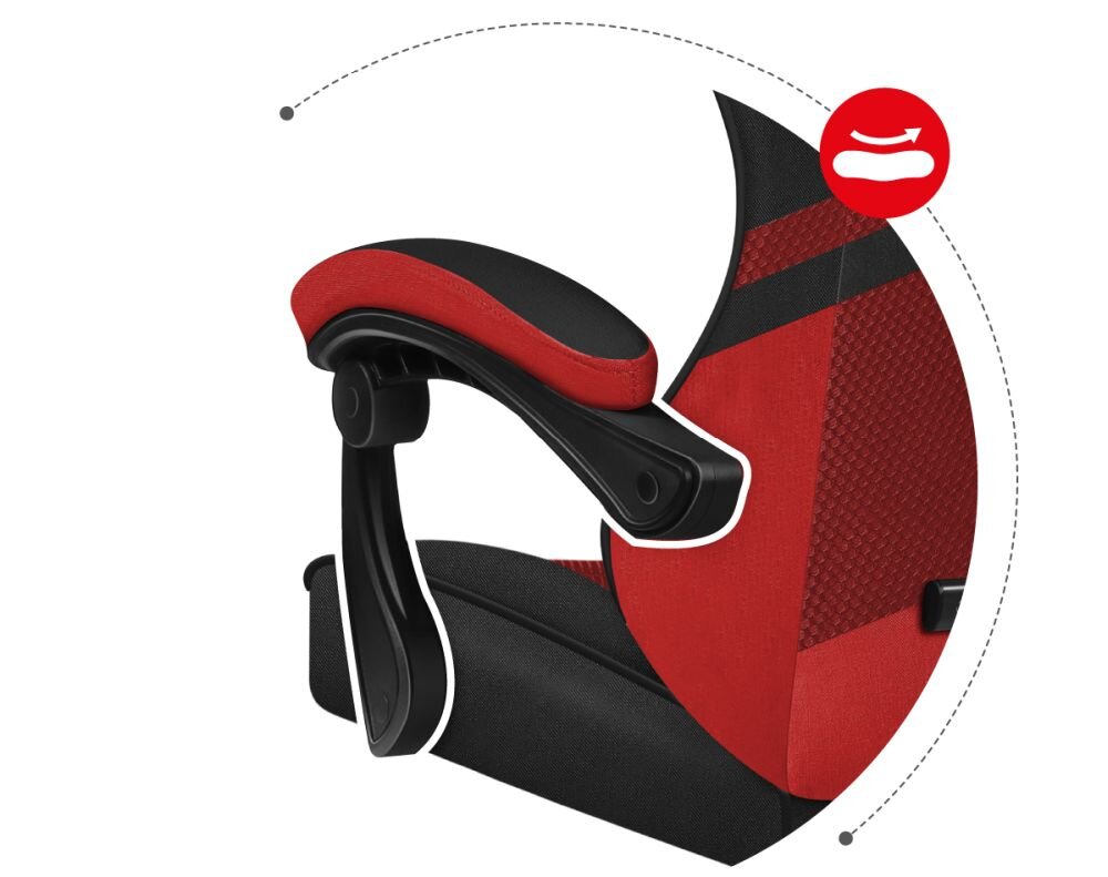 Fotel HUZARO Force 4.4 podlokietniki wygoda elastycznosc przyjemnosc w dotyku