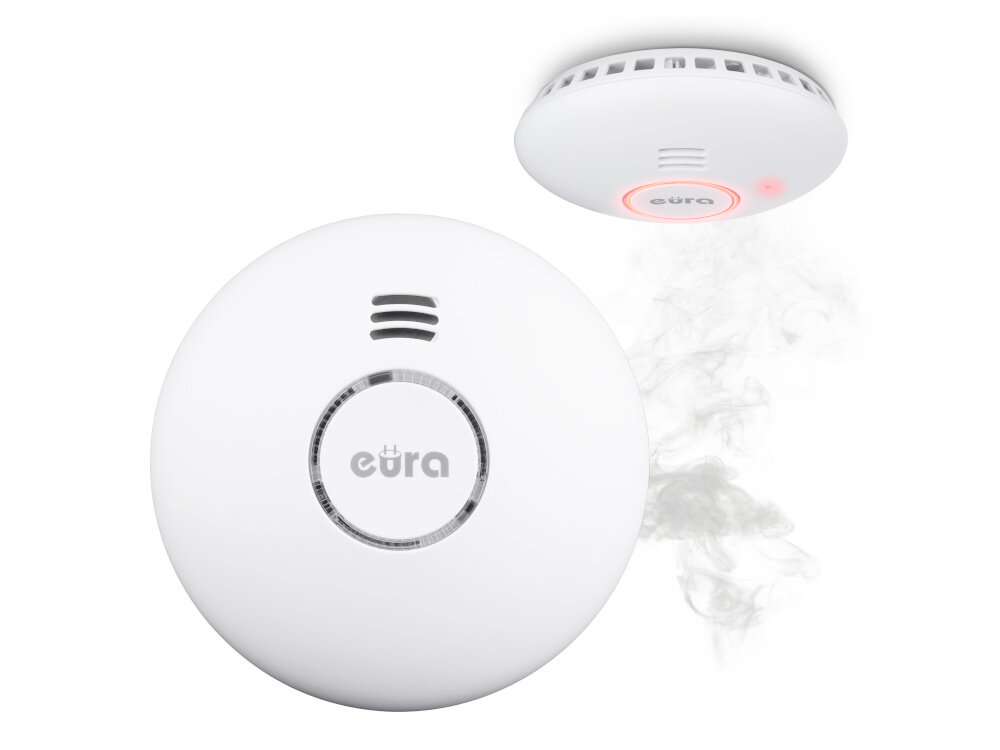 Czujnik dymu SD-72A2-TY bezpieczenstwo skuteczne wykrywanie dymu alarm dzwiekowy i swietlny wbudowany modul Wi-Fi