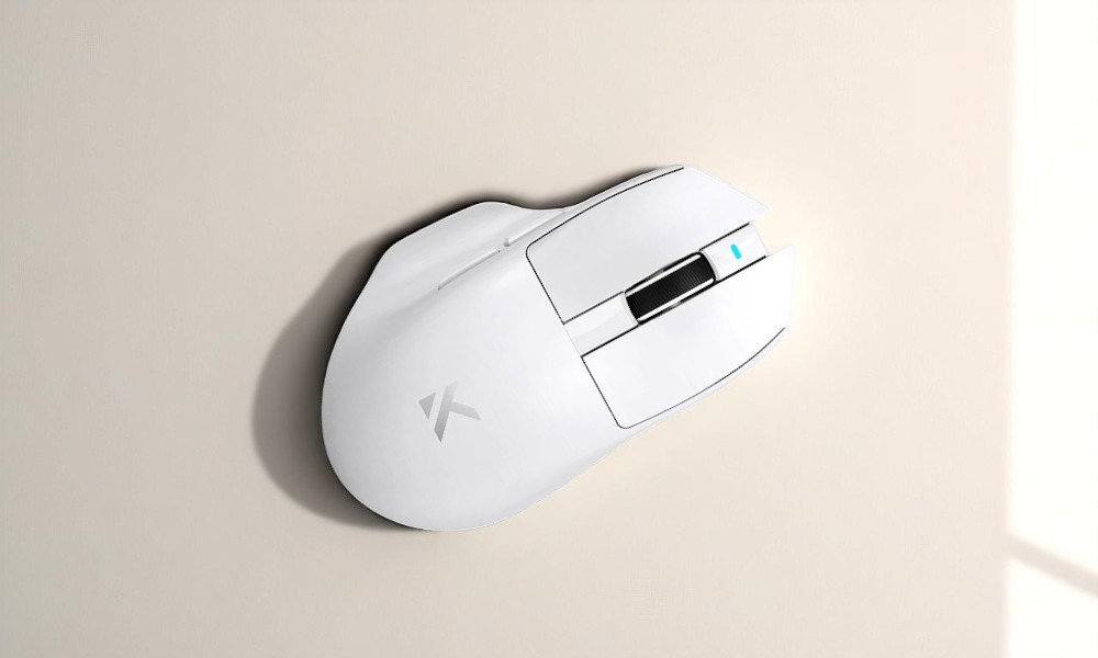 MCHOSE G7 osobach praworęcznych odpowiedniemu wyprofilowaniu przyciski - myszka od góry na blacie