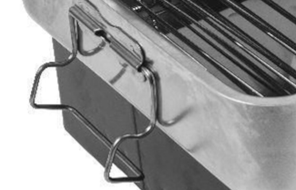 Wędzarnia BIOWIN z termometrem uniwersalna 330004 wielkość metalowe uchwyty