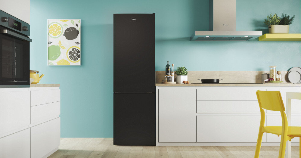 LODÓWKA CANDY CCT3L517EB chłodziarka 109 l zamrażarka 48 l szklane półki szuflada świeżości Oświetlenie LED jasne wnętrze