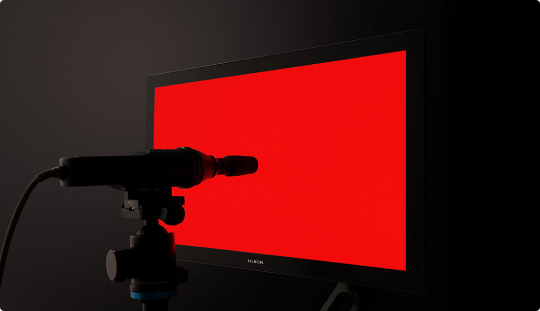 Tablet graficzny 18.4 HUION Kamvas Pro 19 4K fabryczna kalibracja matrycy 99% palety barw sRGB 96% Adobe RGB 98% DCI-P3 1,07 miliarda kolorów współczynnik ΔE <1,5