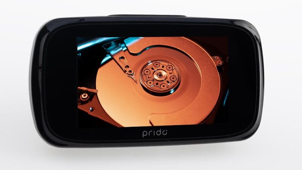 Wideorejestrator PRIDO I9   obiektyw rozdzielczość nagrywanie kąt zapis sensor czujnik montaż wymiary ładowanie zasilanie auto samochód rejestrowanie karta pamięć pojemność ładowarka obraz zdjęcia filmy aplikacja sterowanie 