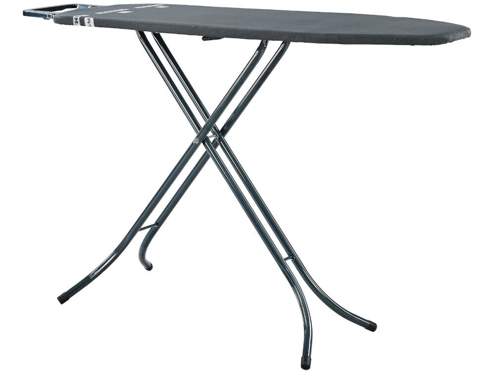 Deska do prasowania LEIFHEIT Classic M Black regulacja wysokości w zakresie 69-88 cm możliwość regulacji zapobieganie bólom pleców zwiększony komfort pracy wyższe niższe osoby odpowiednia ergonomiczna pozycja 