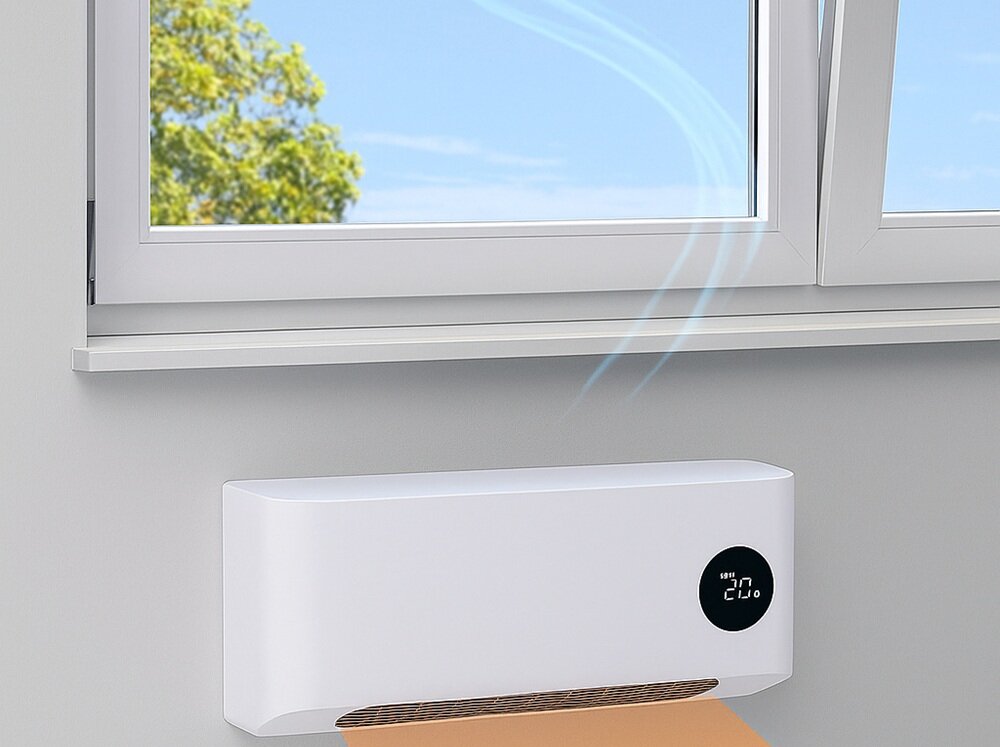 Grzejnik ceramiczny ALPINA 2002781 detektor otwartego okna, wykrycie spadku temperatury, ochrona przed przegrzaniem