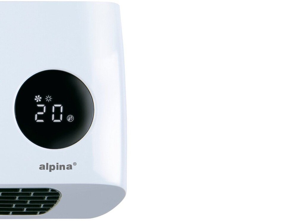 Grzejnik ceramiczny ALPINA 2002781 szybie ogrzewanie, oszczędność czasu, regulowana moc, wygodne ogrzewanie