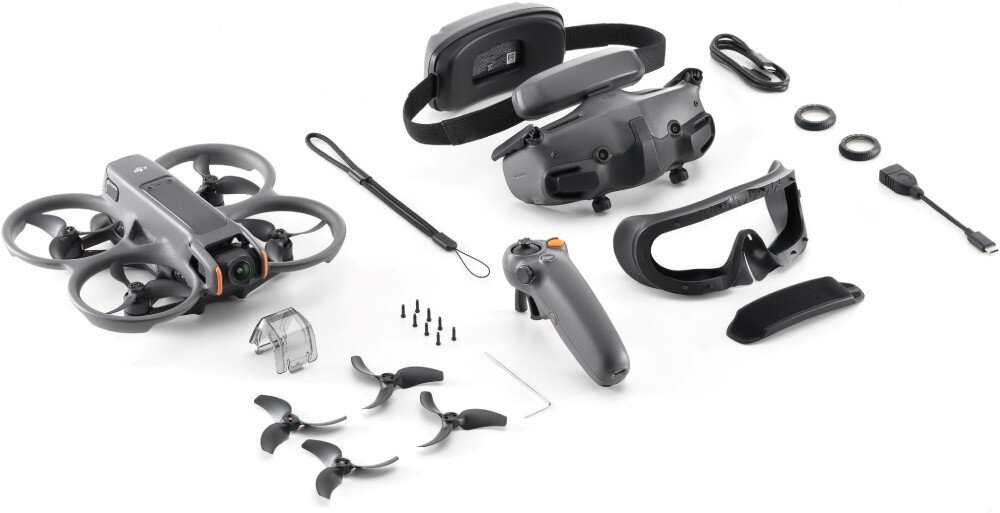 Dron DJI Avata 2 Fly More Combo zestaw akcesoria opakowanie