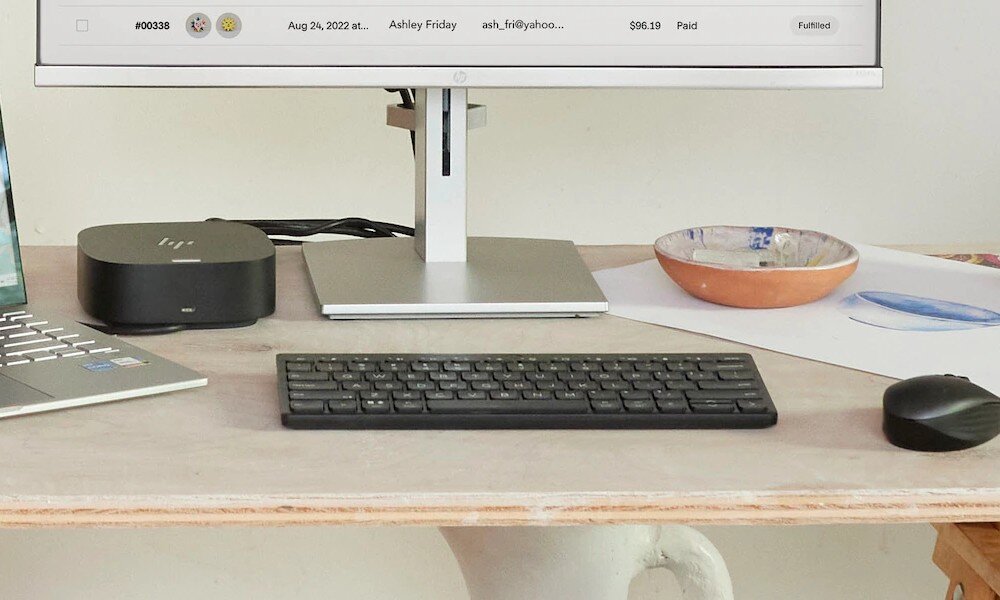 Klawiatura HP 350 Multi-Device Czarny przeznaczenie wymiary wielkość