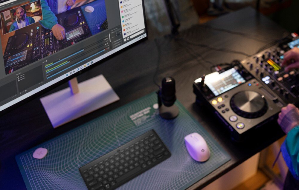 Klawiatura HP 350 Multi-Device Czarny łączność kompatybilność podłączenie