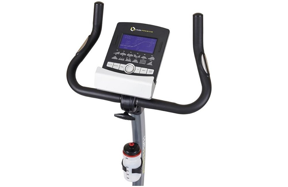 Rower magnetyczny HMS M1820i Innowacyjny komputer czas prędkość dystans puls scan spalone kalorie obroty na minutę HRC body fat recovery