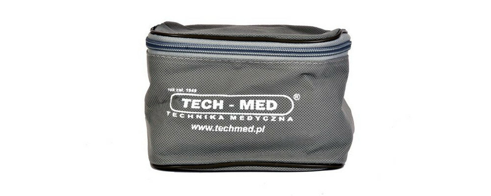Ciśnieniomierz TECH-MED TMA-500 PRO z zasilaczem dokladny pomiar wartosci puls cisnienie zakres etui