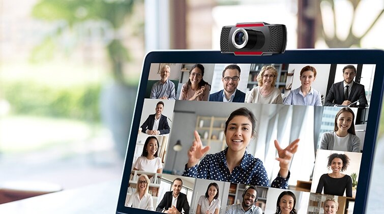 Kamera TRACER HD WEB008 - wygląd ogólny uniwersalna nowoczesna kamera internetowa jakość HD