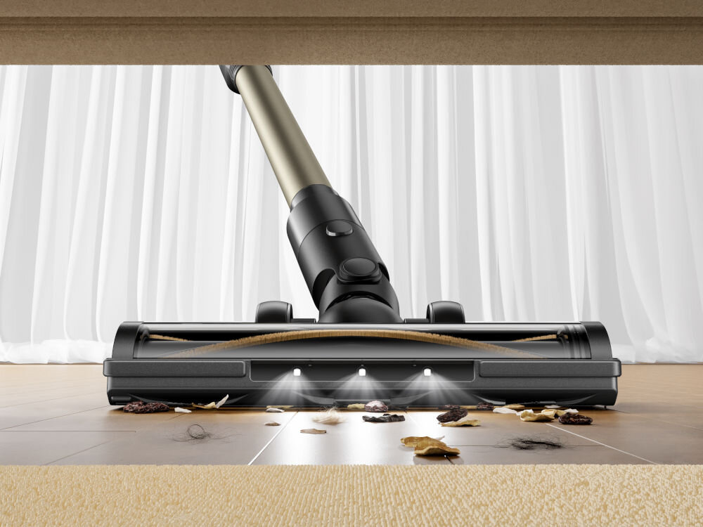 Odkurzacz DREAME T30 Flex rózne oświetlona szczotka sprzątanie w ciemnych miejscach do drewna do kafelków do dywanów