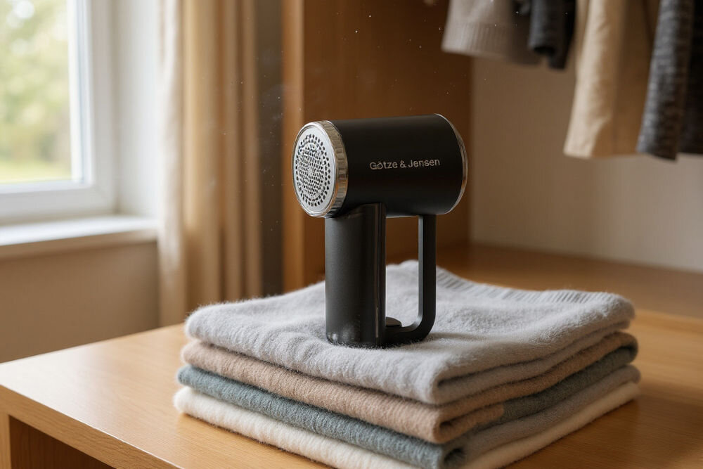 Golarka do ubrań GÖTZE & JENSEN LR950 trzy poziomy prędkości dopasowanie mocy do materiału