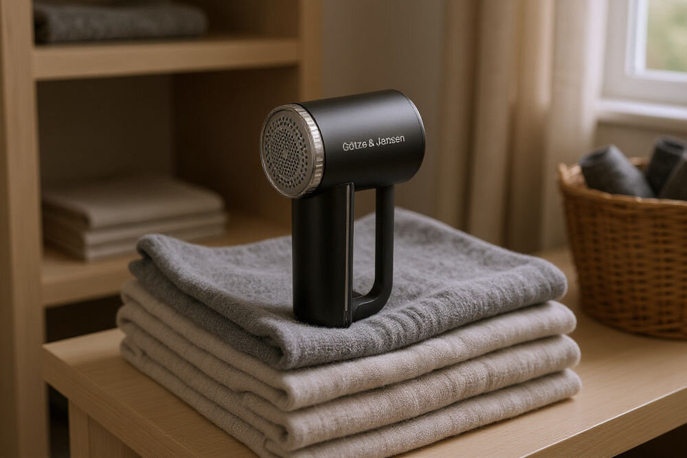 Golarka do ubrań GÖTZE & JENSEN LR950 bateria 1800 mAh długi czas pracy wygodne odświeżanie