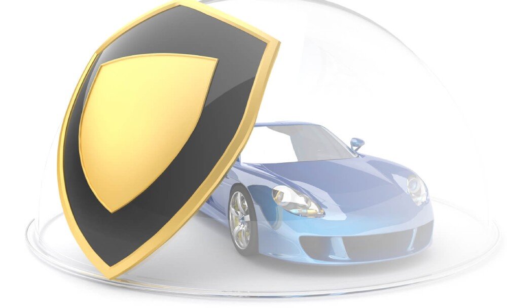 MIO MiVue C595WD Dual S pojazd jest zaparkowany detektor ruchu SmartBox III - grafika samochodou z tarczą