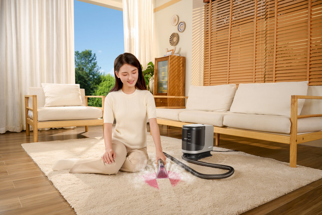 Odkurzacz piorący UWANT B400 wygląd prezentacja wizualizacja design Skuteczne czyszczenie parą